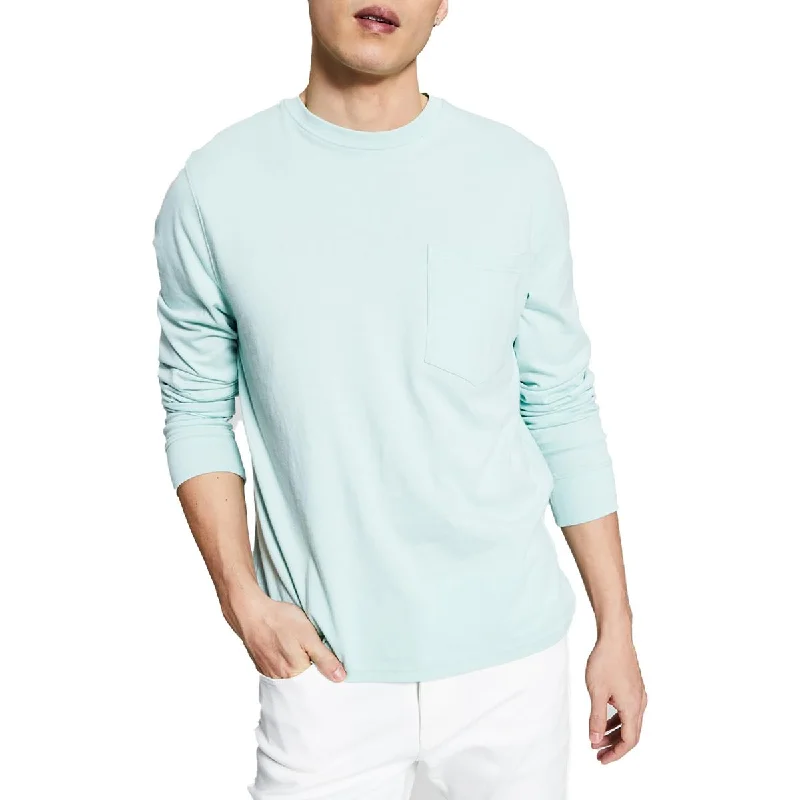 And Now This Mens Crewneck Long Sleeve T-Shirt