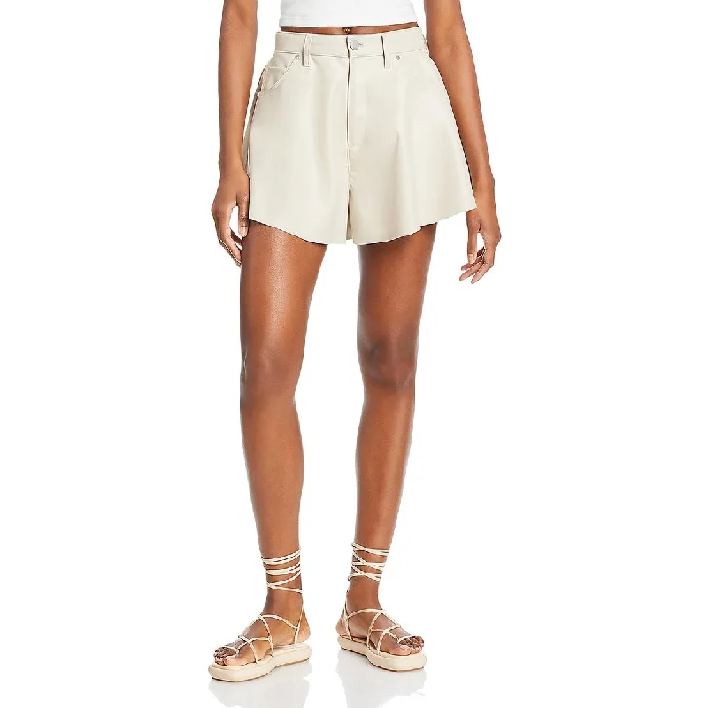 [BLANKNYC] Womens Raw Hem  High-Waist Shorts