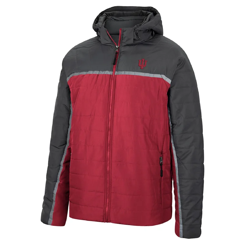 Indiana Hoosiers Full Zip Puffer Jacket