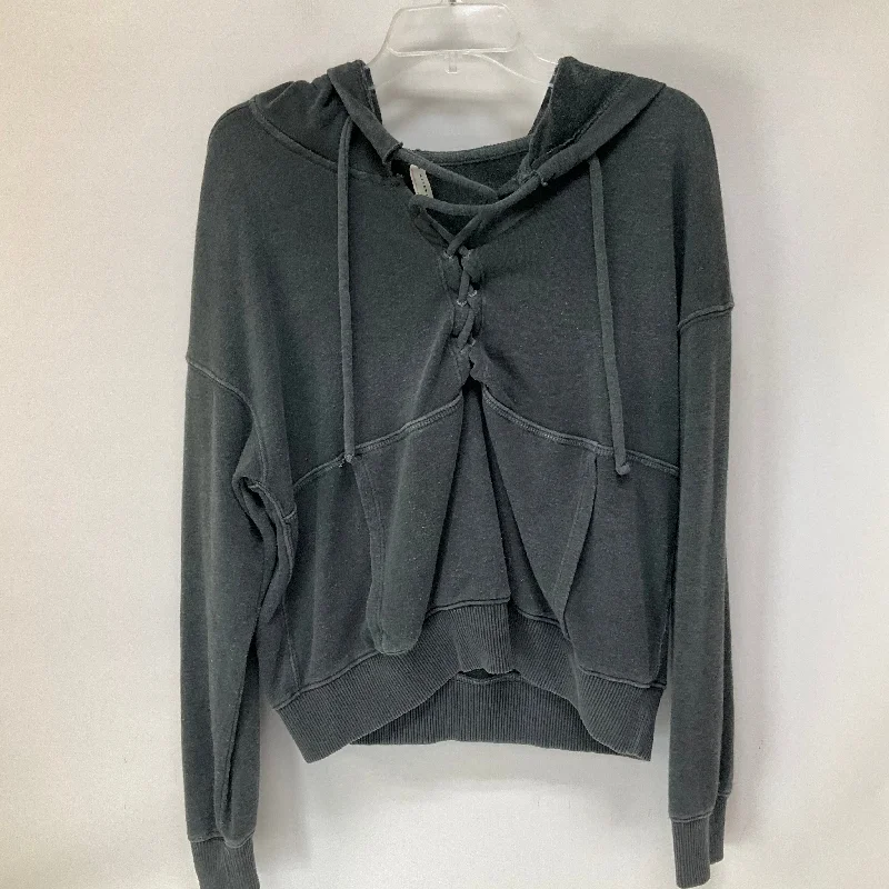 Grey Sweatshirt Hoodie Free People, Size M