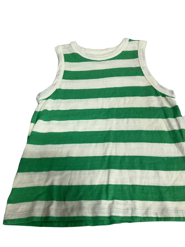 Striped Pattern Top Sleeveless Basic Loft, Size L