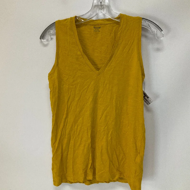 Yellow Top Sleeveless Madewell, Size Xs